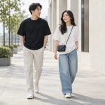 Áo phông form rộng phối với gì? Gợi ý trang phục cho nam và nữ