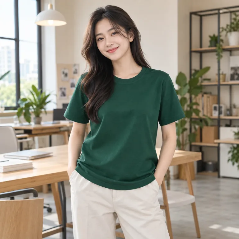 Áo Đồng Phục Công Ty Cổ Tròn