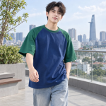 Áo Lớp Oversize Xanh lá Tay Raglan Form Unisex