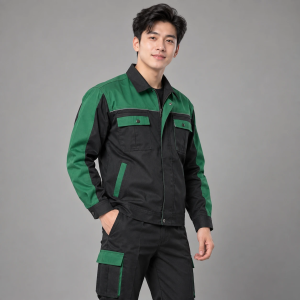 Bộ Đồng Phục Bảo Hộ Lao Động Cho Nhân Viên Kho Vận Màu Xanh lá Túi Tiện Dụng