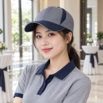 Mũ Đầu Bếp Đồng Phục Vải Pangrim Màu Xám Thiết Kế Cá Tính